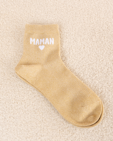 Chaussettes Maman lurex
