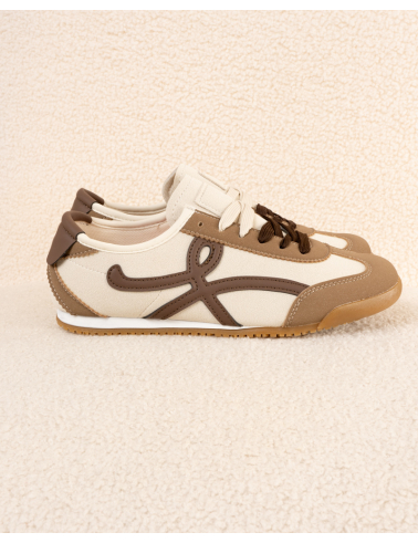 Baskets lacet bicolore