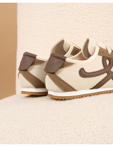 Baskets lacet bicolore