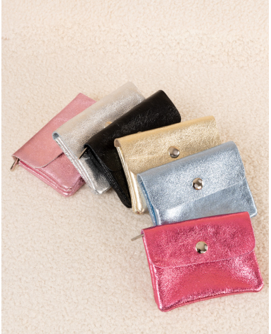 Petit porte monnaie cuir