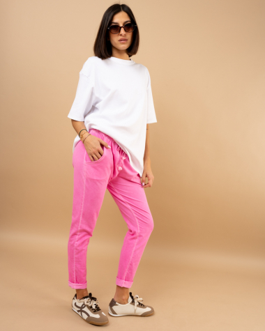 Jogging uni délavé