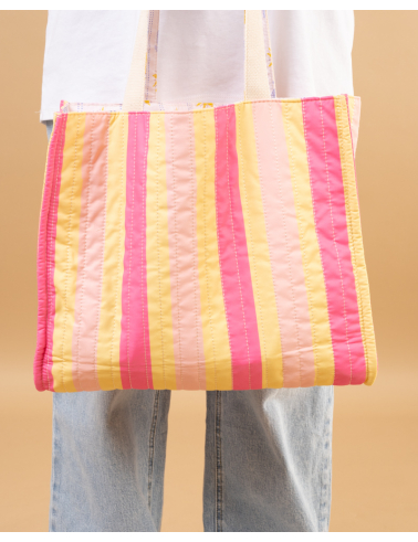Sac rayures réversible