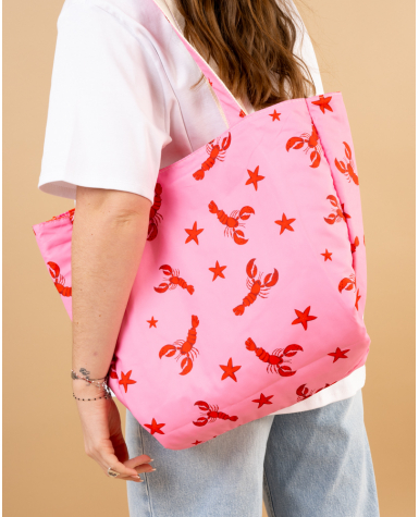 Sac rayures réversible