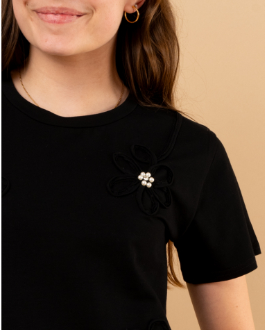 T-shirt fleurs
