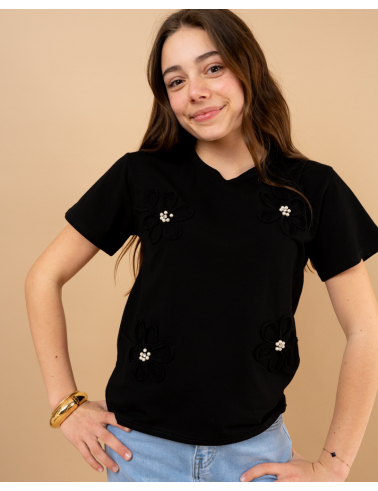 T-shirt fleurs