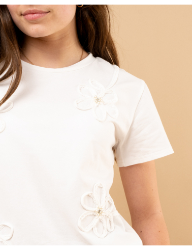 T-shirt fleurs