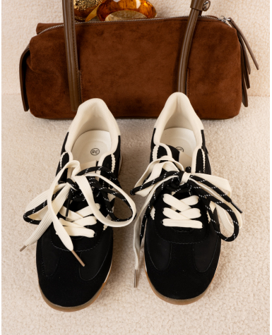 Baskets lacets imprimés