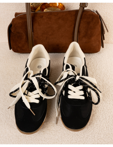 Baskets lacets imprimés