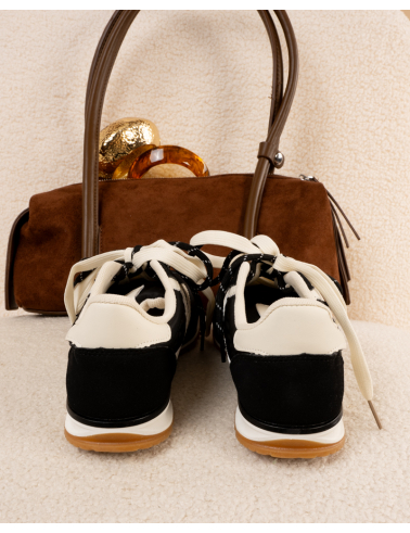 Baskets lacets imprimés