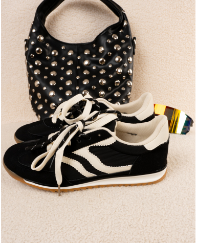 Baskets lacets imprimés