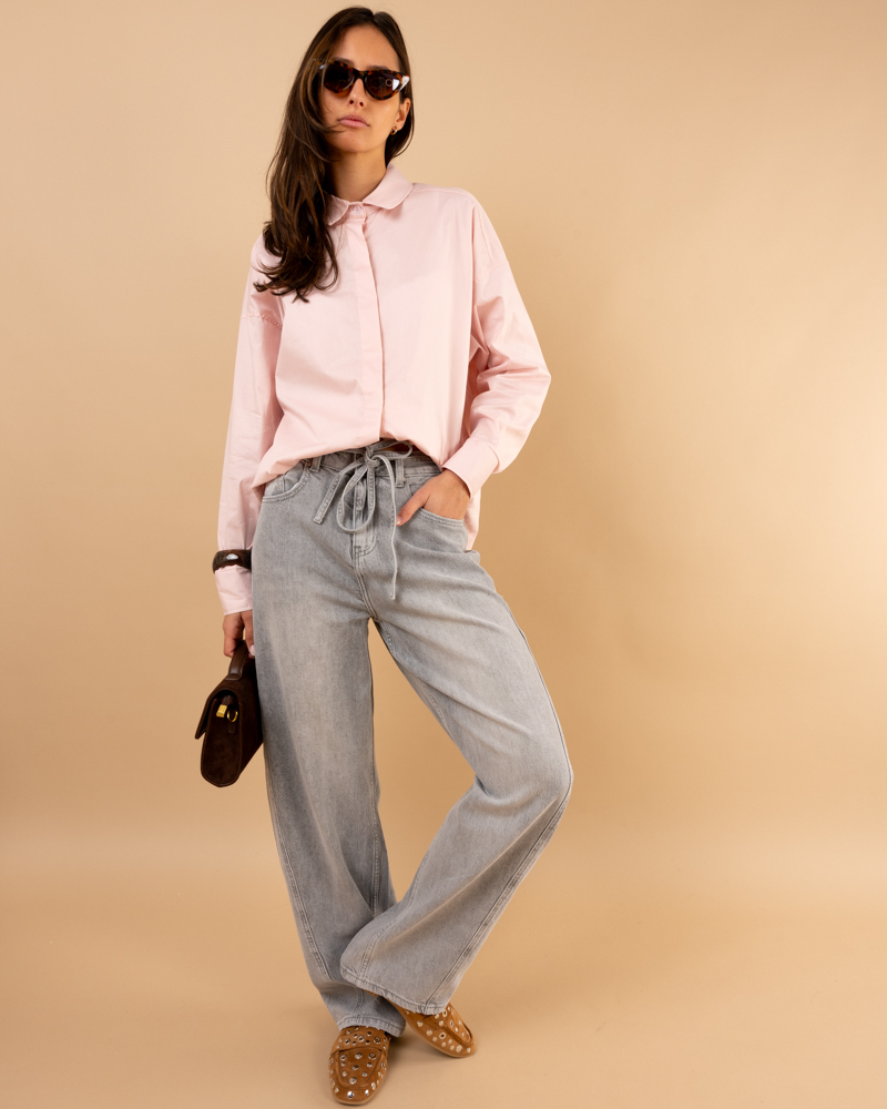 Jean balloon ceinture