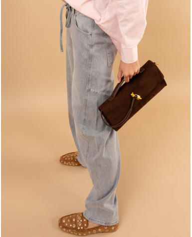 Jean balloon ceinture