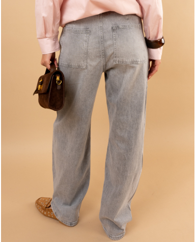 Jean balloon ceinture