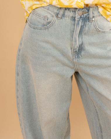 Jean ballon clair dirty