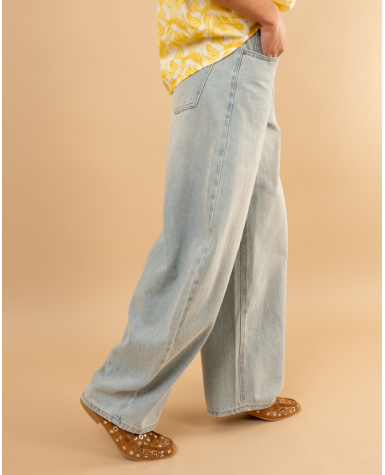 Jean ballon clair dirty