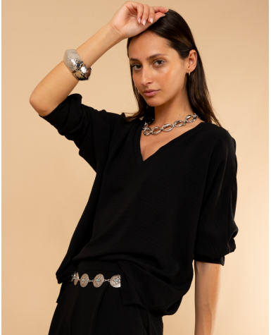 Blouse col en v Blouse col en v