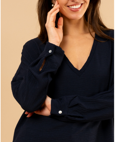 Blouse col en v Blouse col en v