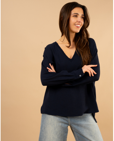 Blouse col en v Blouse col en v