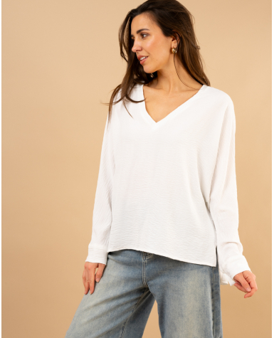 Blouse col en v Blouse col en v