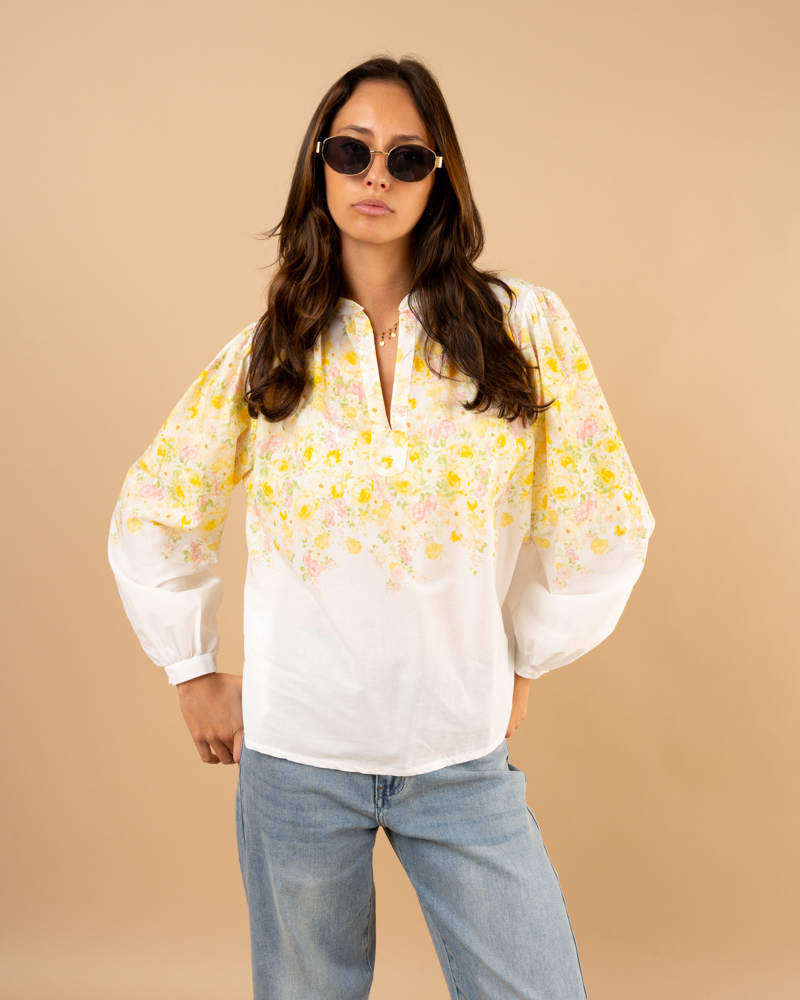 Blouse fleurs