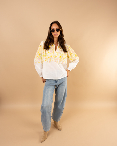 Blouse fleurs