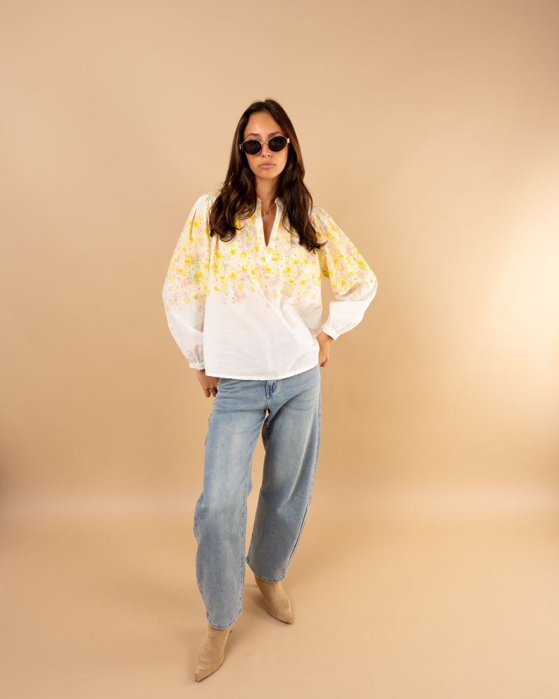 Blouse fleurs