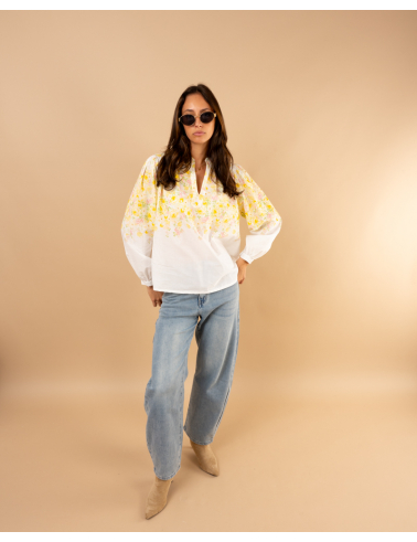 Blouse fleurs