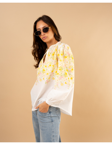 Blouse fleurs