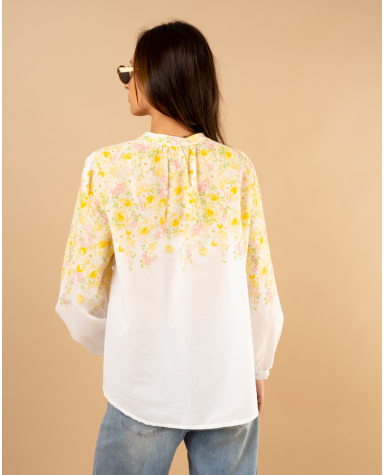 Blouse fleurs