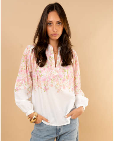 Blouse fleurs