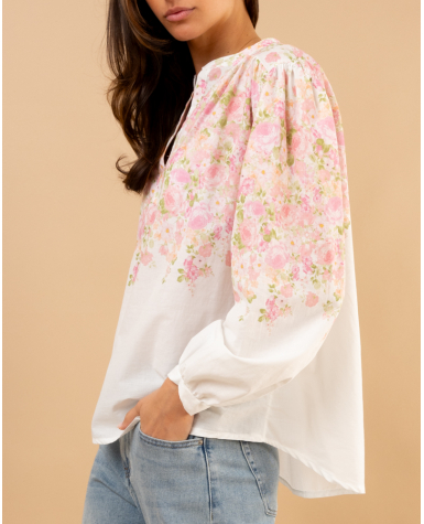 Blouse fleurs