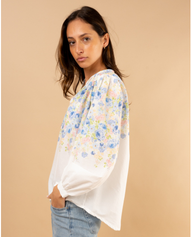 Blouse fleurs