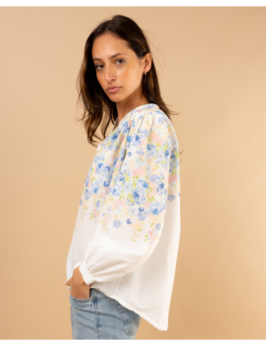 Blouse fleurs