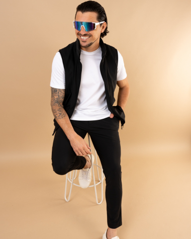 Veste sans manches zip