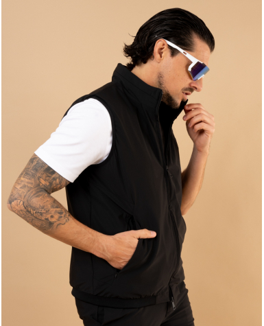 Veste sans manches zip