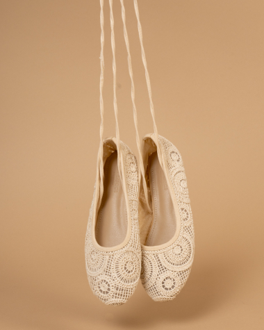 Ballerines macramé