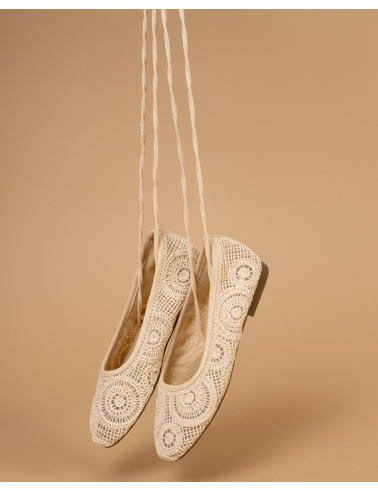 Ballerines macramé