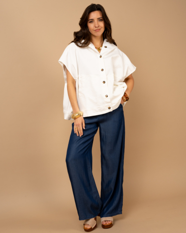 Veste oversize sans manches