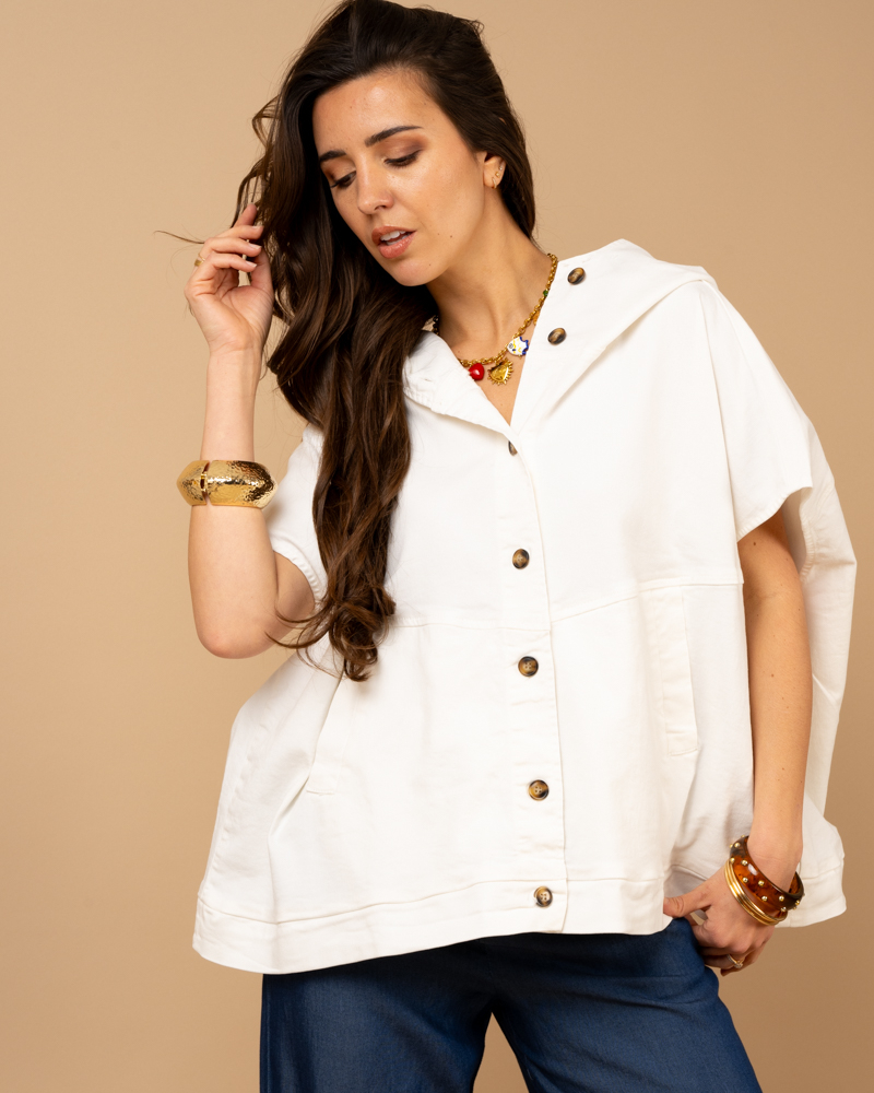 Veste oversize sans manches