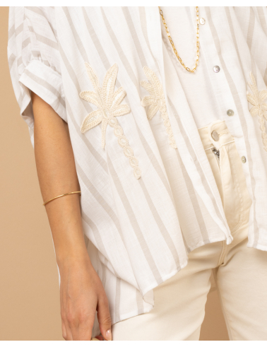 Chemise palmiers