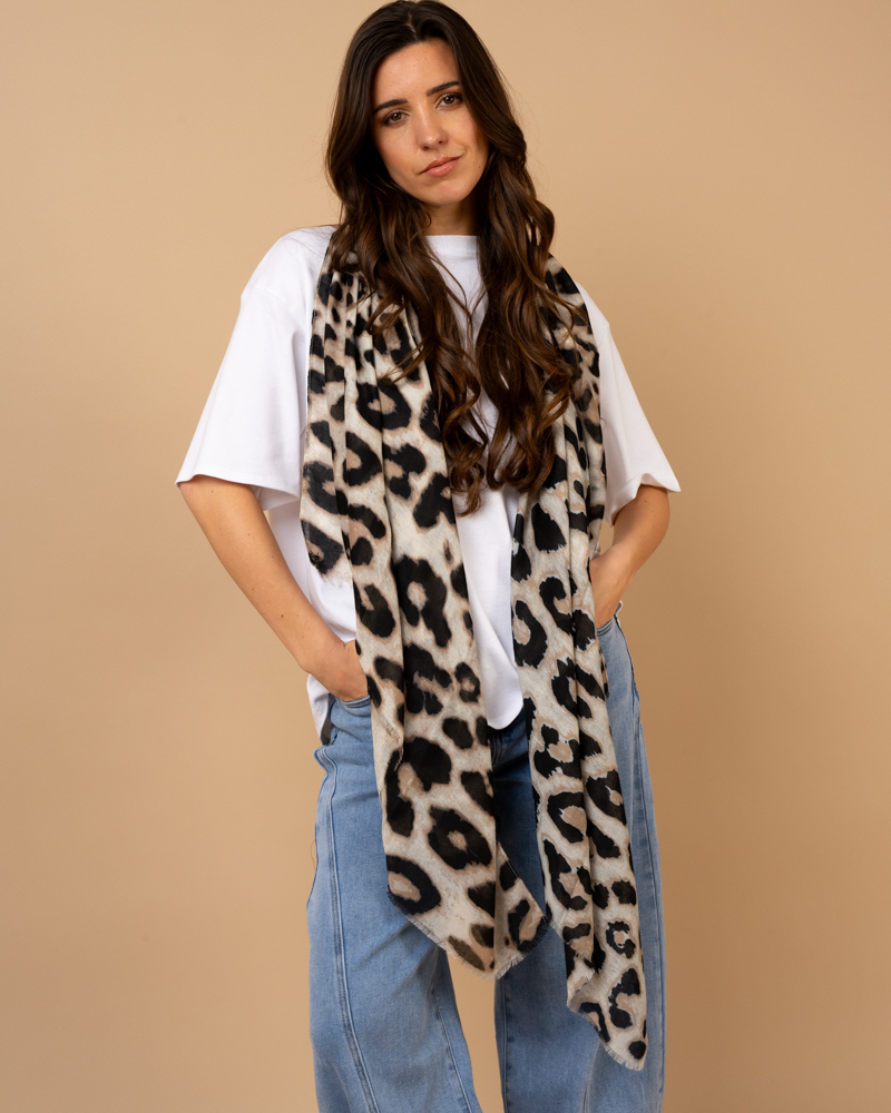 Foulard léopard