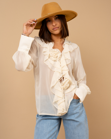 Blouse fleurs