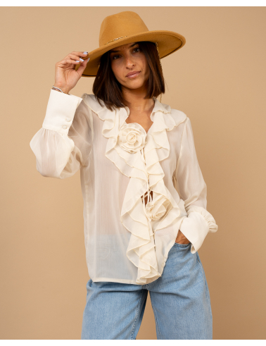 Blouse fleurs