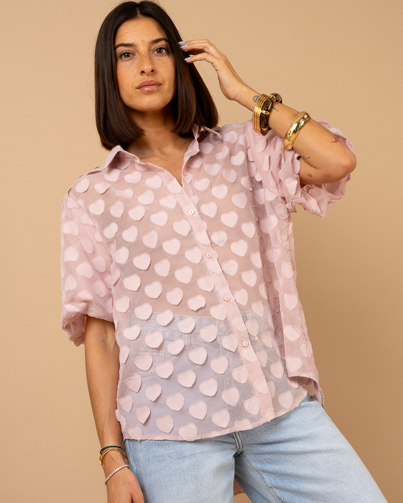 Chemise coeurs