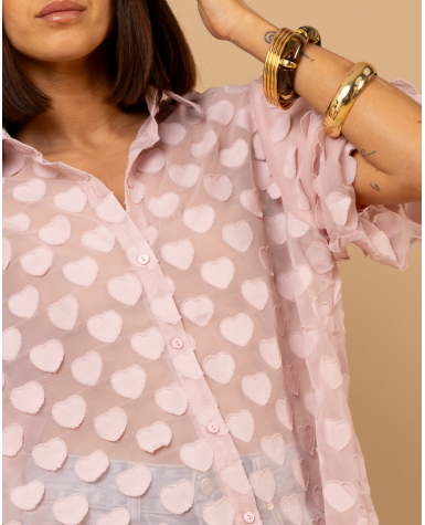 Chemise coeurs