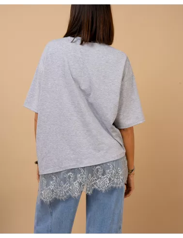 T-shirt dentelle