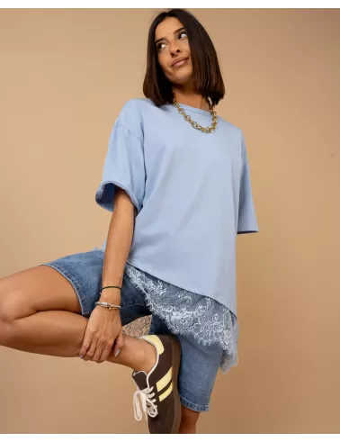 T-shirt dentelle