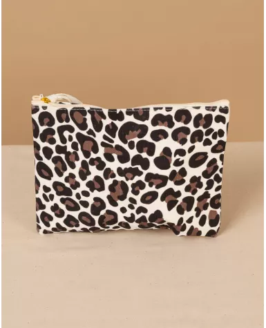 Pochette imprimé léopard