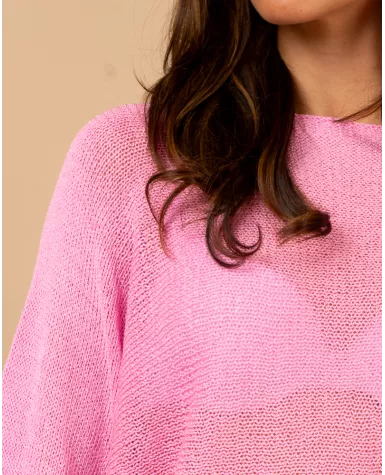 Top oversize maille