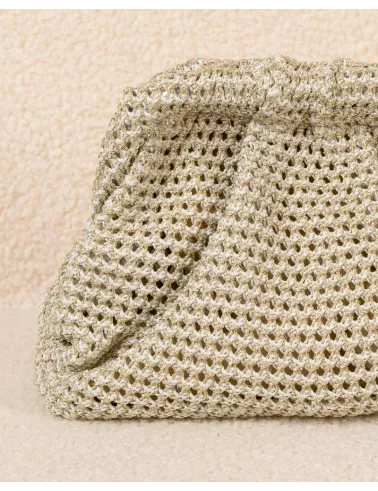 Sac pochette lurex